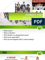 Gender and Development Report 2017