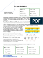 Decimales 2 Dividir Decimales Por Decimales