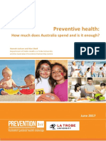 Preventive Health How Much Does Australia Spend and Is It Enough FINAL