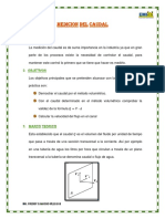 Medicion Del Caudal