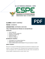 3D Mastercam Informe PDF