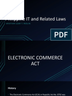 Philippine IT and Related Laws (Ethics)