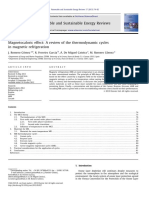 Magnetocaloric Effect A Review of The Thermodynamic Cycles