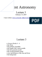 Ancient Astronomy Lecture3