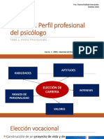 Perfil Profesional Del Psicólogo