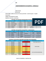 Informe de Mantenimiento de Equipos - Congalla