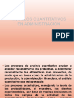 Administración Metodos Cuantitativos