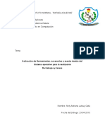 Tarea de Herramientas, Accesorios y Menús Dento Del Sistema Operativo