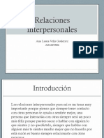 Las Relaciones Interpersonales