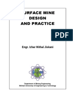 Surface Mine Design and Practice