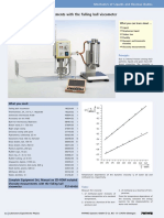 Viscosity Measurements With The Falling Ball Viscometer