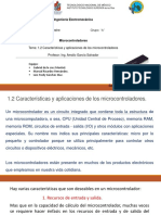 1.2 Caracteristica y Aplicaciones de Los Microcontroladores