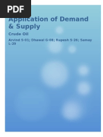 Demand and Supply Crude Oil