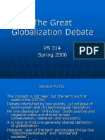 The Great Globalization Debate