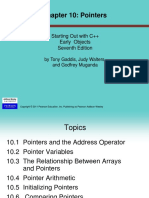 Chapter 10: Pointers: Starting Out With C++ Early Objects Seventh Edition