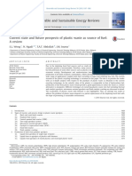 Current State and Future Prospects of Plastic Waste As Source of Fuel PDF