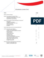 Orthodontic Consent Form