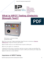 What Is HIPOT Testing (Dielectric Strength Test) - EEP