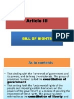 Article III Bill of Rights