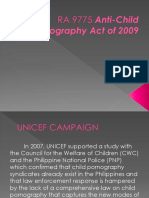 RA 9775 Anti-Child Pornography Act of 2009