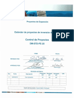 DM-STD-PE-25 Control de Proyectos v0