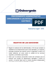 Procedimiento Administrativo Sancionador - Osinergmin