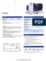 Output Ratings Ratings and Performance Data: 45.0 kVA 36.0 KW 50.0 kVA 40.0 KW