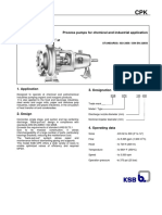 Process Pumps For Chemical and Industrial Application: Standards: Iso 2858 / Din en 22858