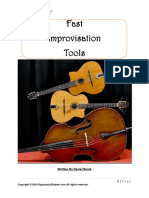 Gypsy Jazz Student Lesson Fast Improvisation Tools