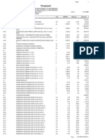 Presupuesto - Agua Potable PDF