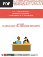 Módulo1 Elcurrículoylainclusióneducativa PDF