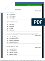 Geometry - Chapter 0, Chapter Test