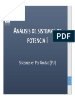 Nálisis de Sistemas de Potencia: Sistemas en Por Unidad (PU)