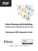 Simio Production Scheduling Wonder War Emes Interface