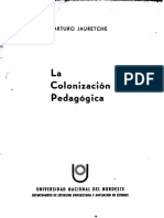 Arturo Jauretche La Colonizacion Pedagogica PDF