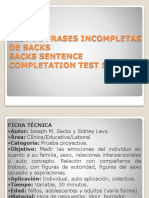 Test de Frases Incompletas Sacks