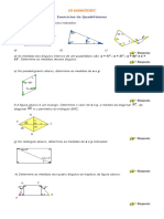 Exercícios de Quadriláteros MATEMATICA 2