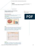 Textos Continuos y Discontinuos Comprensión Lectora 