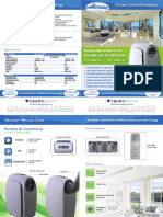 Airtemp Portable Air Conditioner 4pp A4 Brochure - PRICE