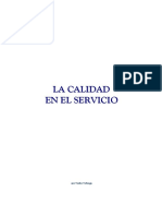 La Calidad en El Servicio, Carlos Colunga PDF