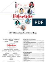 Digital Booklet - Falsettos (2016 Broadway Revival Cast)