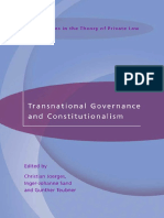 TEUBNER, JOERGES e SAND (Ed.) - Transnational Governance and Constitucionalism. 2004 PDF