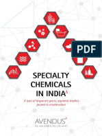 Avendus Specialty Chemicals Report