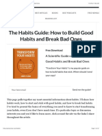 Habits Guide: How To Build Good Habits and Break Bad Ones