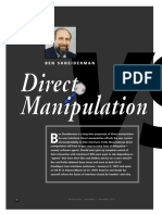 Direct Manipulation: Ben Shneiderman