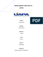 El Área de Matemática en El Currículo Dominicano