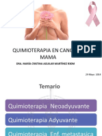 Quimioterapia en Cancer de Mama