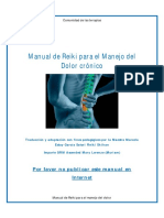 Manual de Reiki para El Manejo Del Dolor Crónico