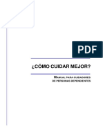 Cómo Cuidar Mejor - Manual para Cuidadores de Personas Dependientes PDF