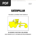 Manual Electronically Controlled Transmission Caterpillar H Series Motor Graders PDF